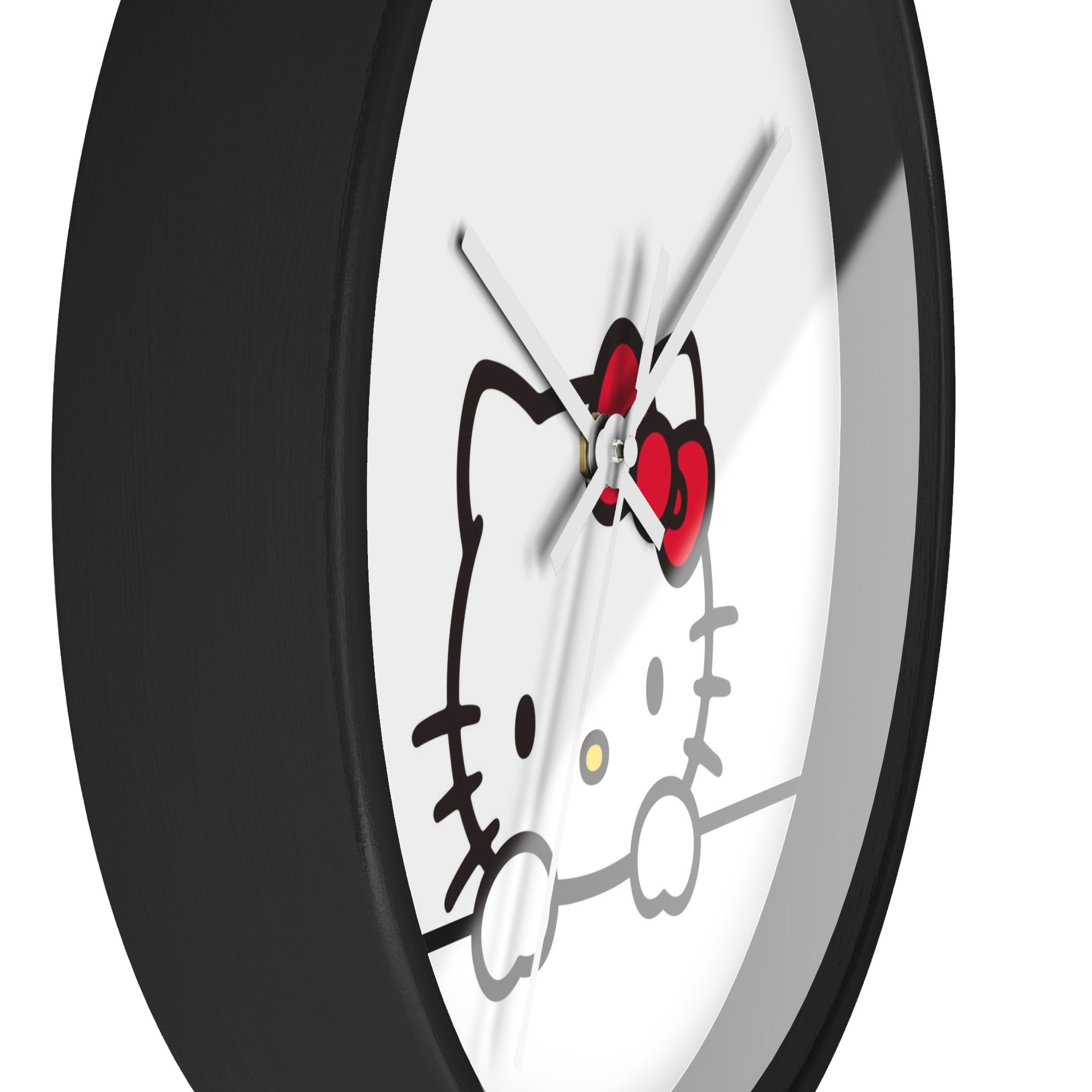 Hello Kitty Wall Clock Etsy