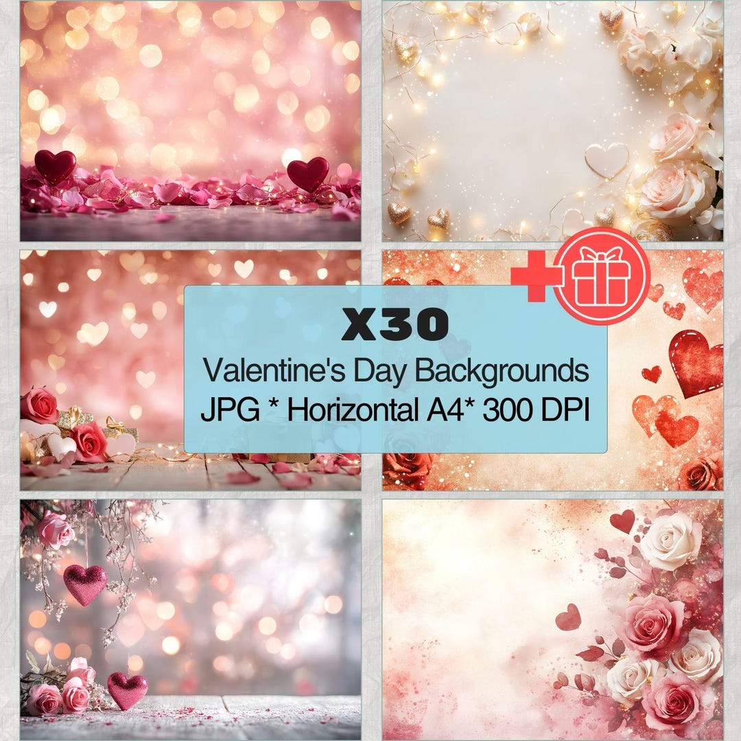 Valentine's Day Backgrounds, Valentine's Backdrop, Love Hearts, Red ...