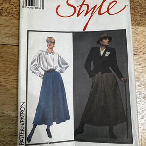 1980s Alfred Sung Sewing Pattern: Lined Jacket, Blouse & Skirt (Size 12)
