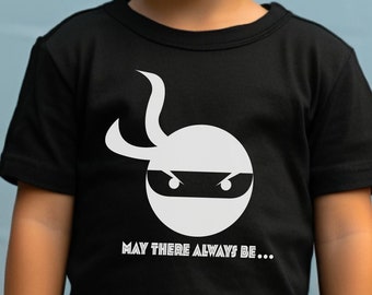 May There Always Be... Ninjas!  Kids Short Sleeve Tee