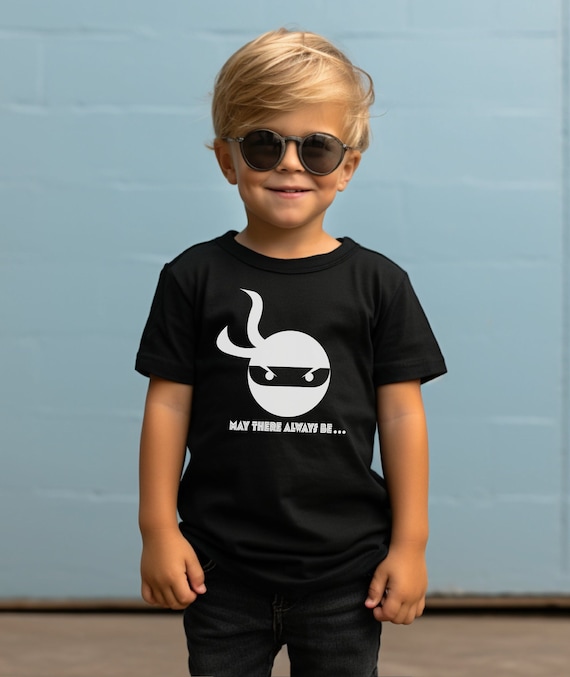 May There Always Be... Ninjas!  Kids Short Sleeve Tee