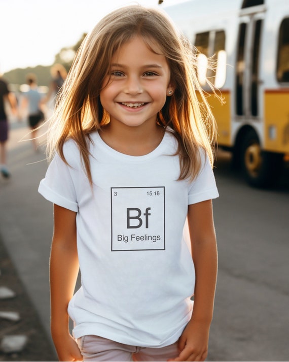 Big Feelings Periodic Table Toddler Short Sleeve Tee