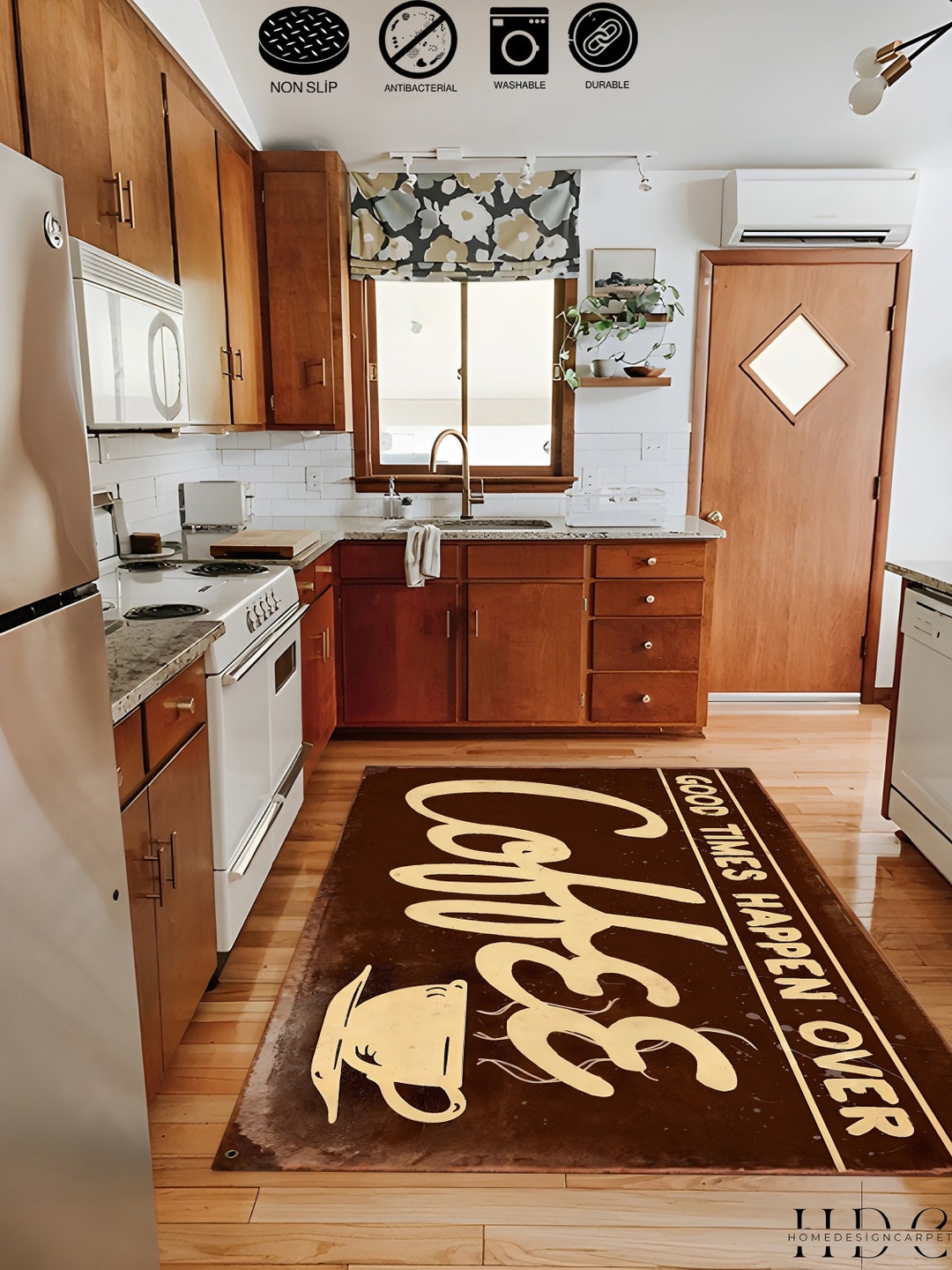 Nonslip / Washable / Types of Coffee Rug / Kitchen Rug / Runner Mat