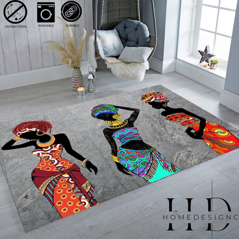 Red African Rug African Rugs - Etsy