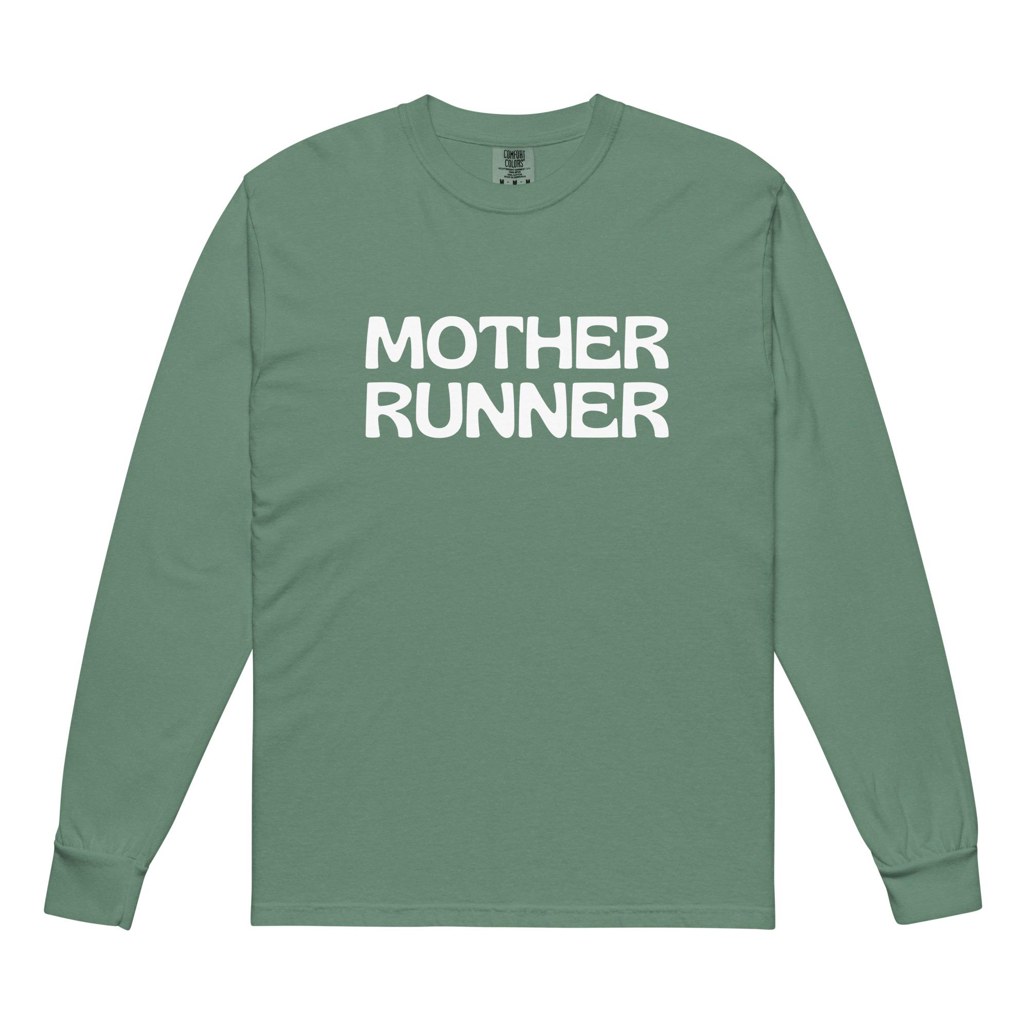 Mother Runner-garment-dyed Heavyweight Long-sleeve Shirt Israel