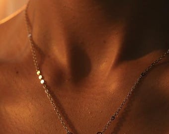 18k Gold plated Infinity Necklace – Minimalist Forever Symbol Pendant