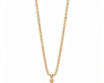 16k Gold plated  Whale Tail Necklace