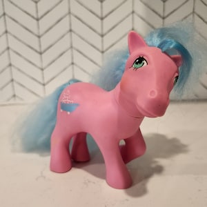 My Little Pony Perfume Puff Ponies Sweet Suds, Vintage G1 MLP Hasbro 1980s