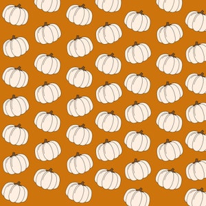 Seamless Pumpkin digital print