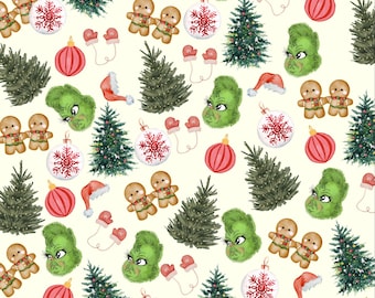 Baby Grinch Seamless Print