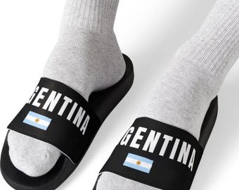 Argentina Removable-Strap Sports Sandals with Pride Flag Design, Beach Shoes, Casual Slides, Travel Sandals