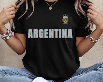 Argentina AFA Escudo Soccer Jersey T-Shirt | Patriotic Football Tee
