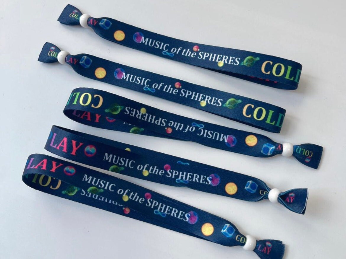 Coldplay Music of the Spheres Wristbands Etsy UK