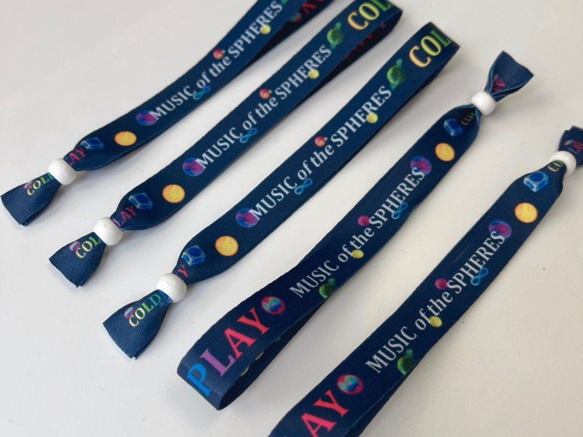 Coldplay Music of the Spheres Wristbands Etsy UK