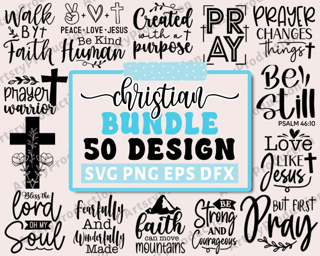 Christian Svg Bundle Religious Svg Scripture Svg Bible - Etsy