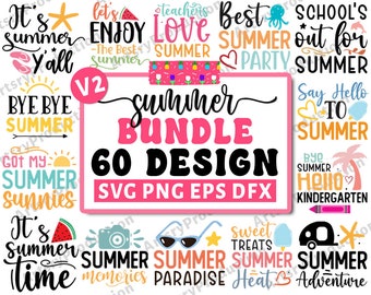 Summer Bundle SVG, Beach Svg, Summertime Svg, Funny Beach Quotes Svg ...