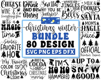 Funny Christmas SVG Bundle, Christmas Ornaments Svg, Winter svg, Christmas sign svg , Merry Christmas svg, Xmas svg, Santa svg, Cricut Png