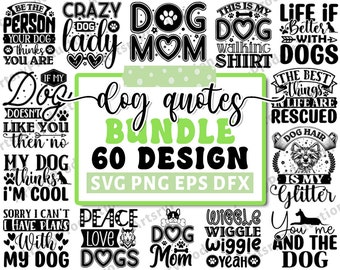 Paquete de Svg de perro, Pañuelo de perro Svg, Amante de perros Svg, Mamá de perro Svg, Cita de perro Svg, Perro divertido Svg, Camisa de perro, Amante de los animales, Cricut Silhouette Png