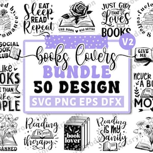 Bundle SVG amateur de livres, amour de lire des SVG, lecture SVG Bundle, livre Svg, livres SVG Bundle, livre citations SVG, bibliothèque Svg, Cricut Silhouette V2