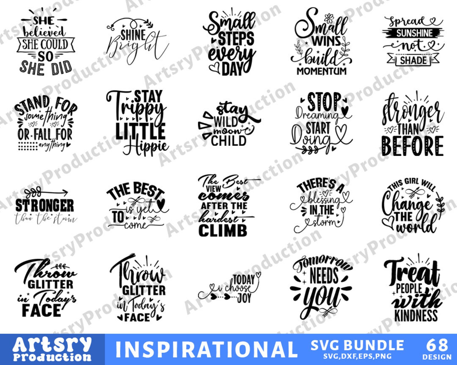 Cute Inspirational Svg, Positive Quote Svg, Self Love Svg, Affirmation ...