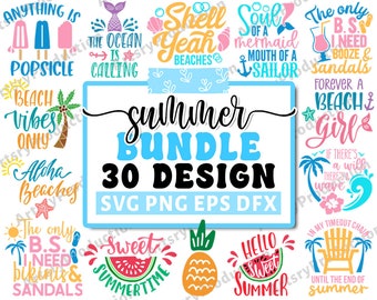 ビーチ SVG バンドル、夏 SVG、サマータイム SVG、面白いビーチの名言 SVG、夏のカット ファイル、夏の名言 SVG、Cricut 用 SVG ファイル、Cricut PNG
