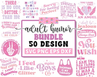 Ensemble Svg humour adulte, Svg citations sarcastiques, dicton sarcastique Svg, Svg drôle, sarcasme Svg, Svg méchant, Svg humoristique, Cricut Silhouette Png