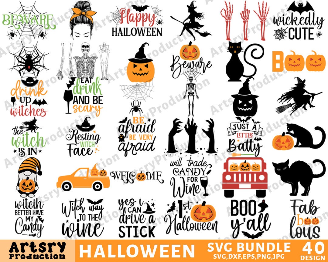 Halloween Svg Bundle Fall Svg Fall SVG Bundle Autumn Svg - Etsy