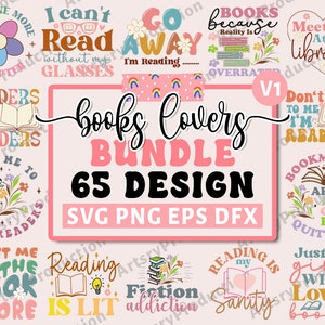 Miłośnik książek SVG Bundle, Uwielbiam czytać SVG, Czytanie SVG Bundle, Książka SVG, Książki SVG Bundle, Cytaty z książek SVG, Biblioteka SVG, Cricut Silhouette V1