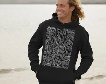 White River Black Pullover Organic Cotton Men's Hoodie