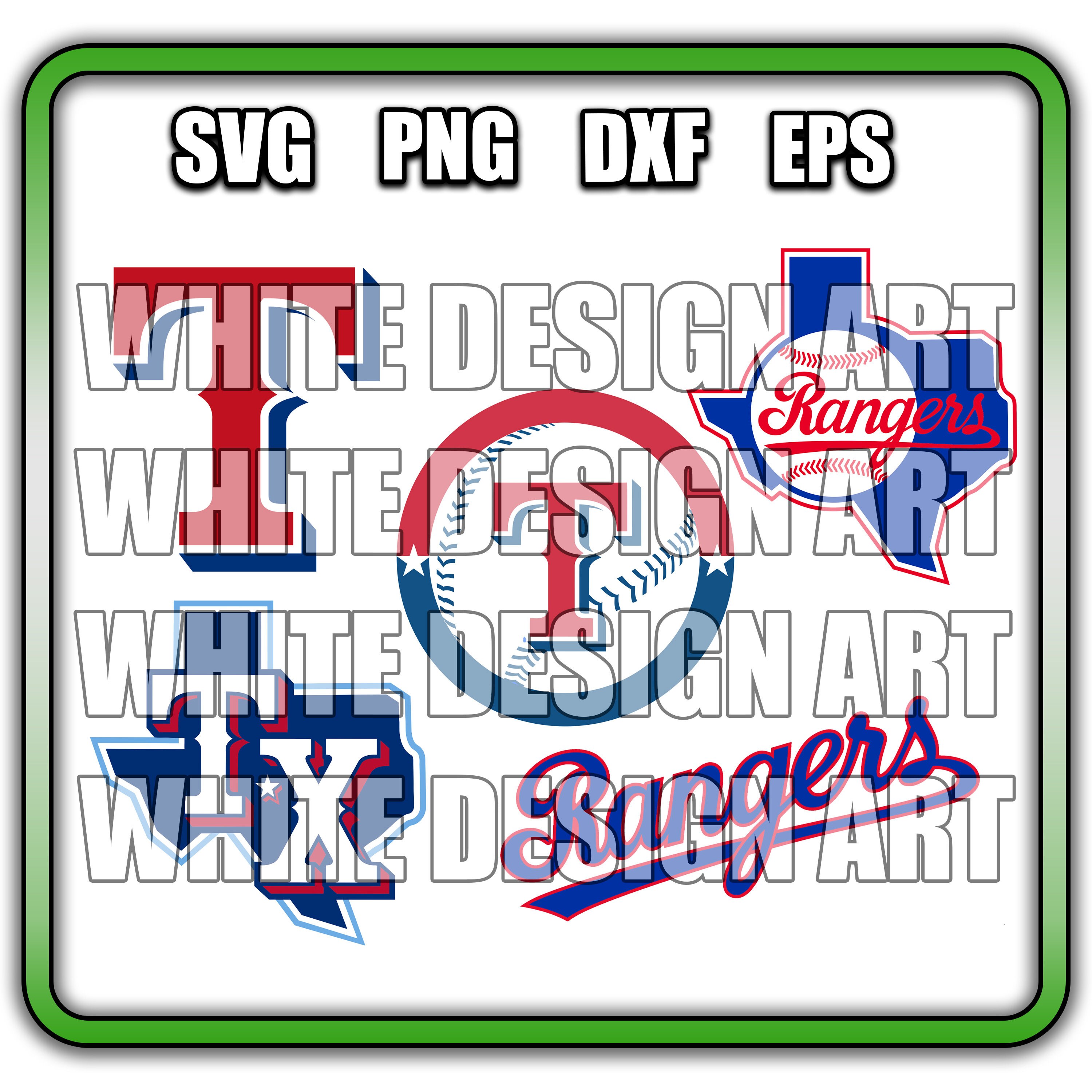 Peagle Power Texas Rangers SVG Silhouette Cricut Files