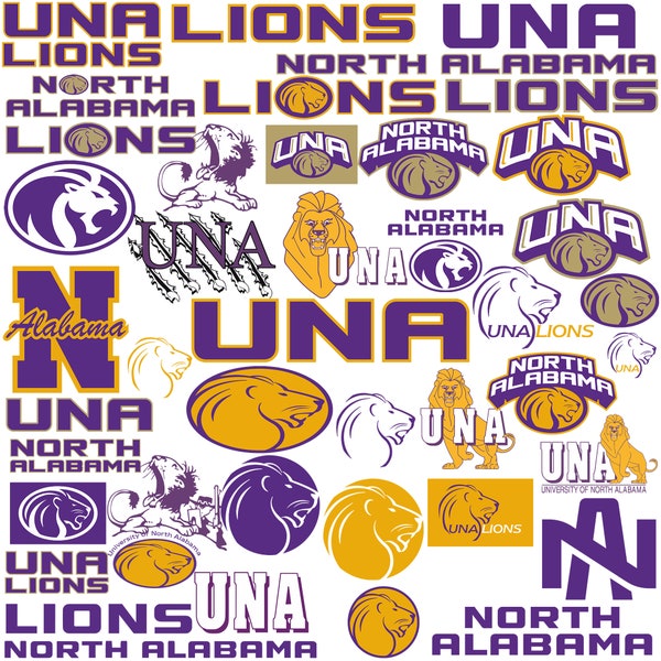 North Alabama University SVG, Lions SVG, Football Team, College, Game Day, UNA, Mom, Basketball, Ready For Cricut, Instant download.