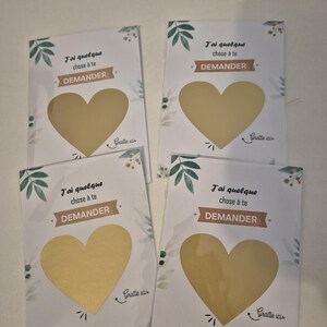 Carte a gratter message