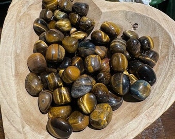 Tiger's Eye Tumbled Crystal, 20-25 mm