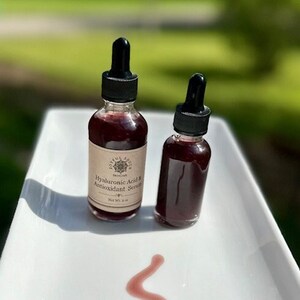 Organic Hyaluronic Acid and Antioxidant Serum, Organic Body & Facial Hyaluronic Acid and Antioxidant Serum, Organic Facial Serum, HA Serum