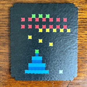 Galaga Minimalist Art