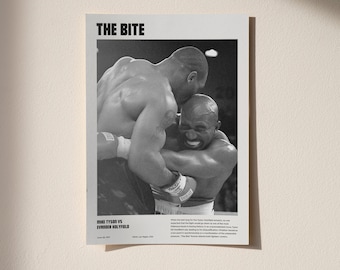 マイク・タイソン対イベンダー・ホリフィールド戦ポスタープリント