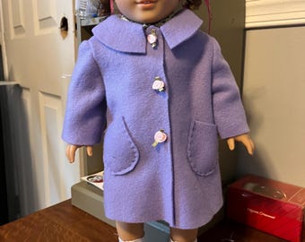 Purple Fleece Doll Coat