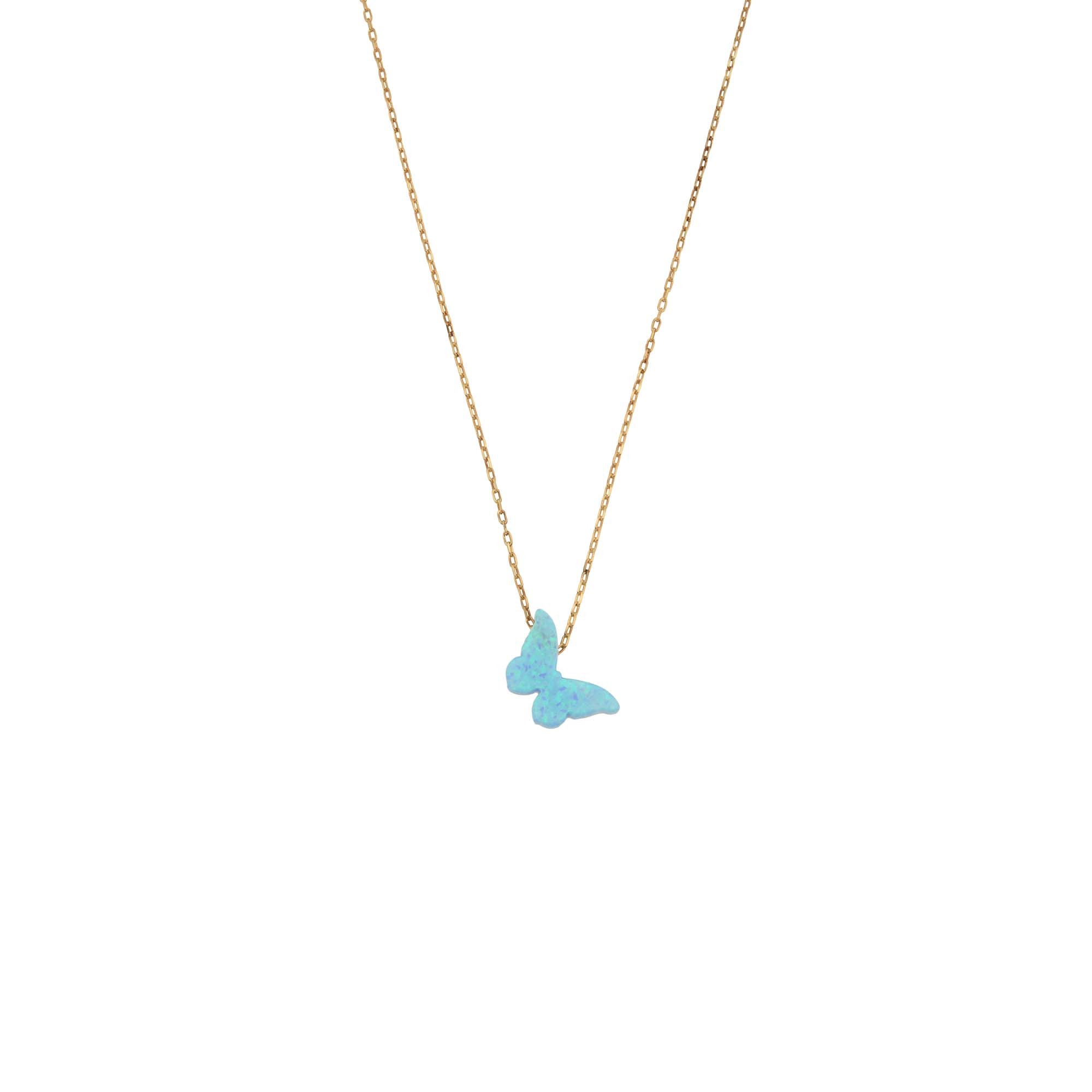 Collana con farfalla blu Morpho, collana con ciondolo delicato, gioielli in resina fatata, regalo unico per lei