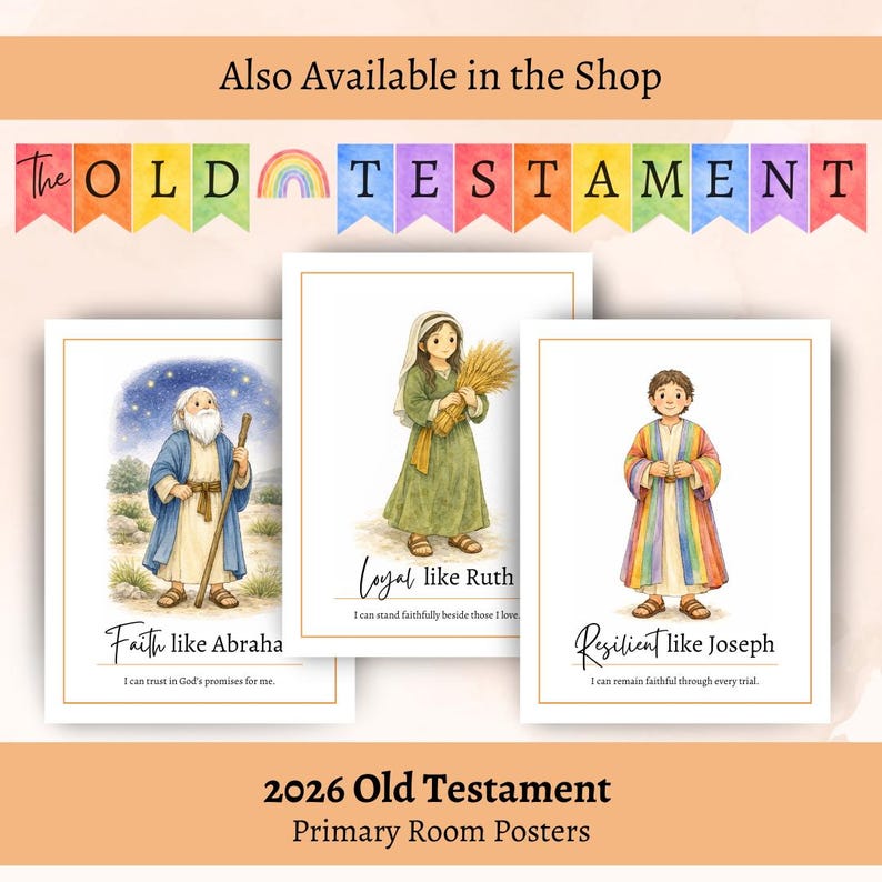Old Testament Trivia, Come Follow Me Game, LDS Primary Activity (Digital Download) image 11