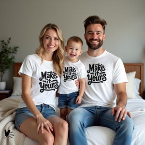 Family Shirts Mockup, Family Travel White Tshirts Mock-up, Group T-shirt, family t shirt mock ups, PNG Digital Download, Bella canvas 3001