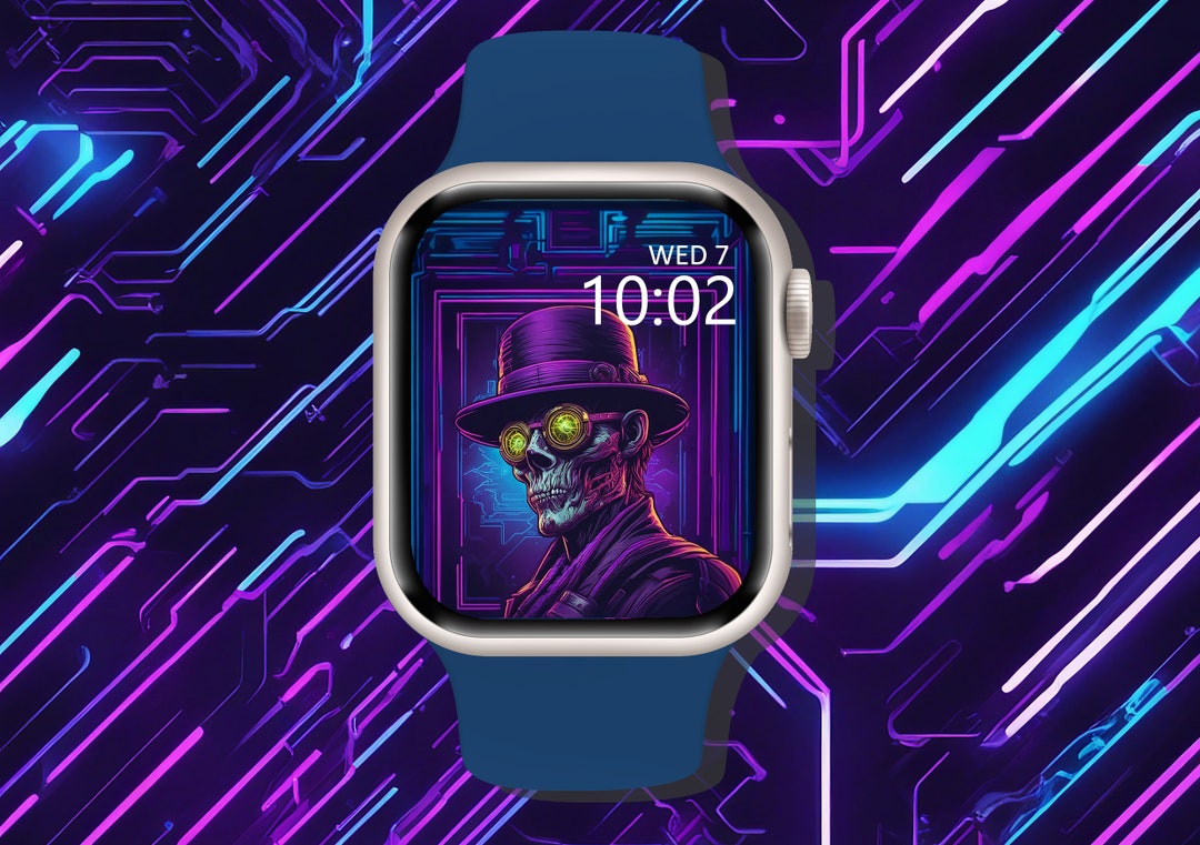 Steampunk Zombie Smart Watch Wallpaper Apple Watch Face Etsy