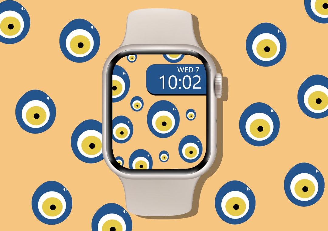 Evil Eye Bead Symbol Smart Watch Wallpaper Apple Watch Face Etsy