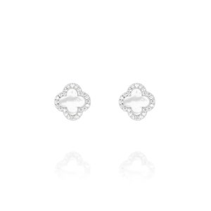 Four-Leaf Clover Studs Earings | 925 Sterling Silver