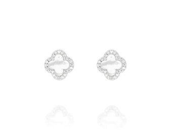 Four-Leaf Clover Studs Earings | 925 Sterling Silver