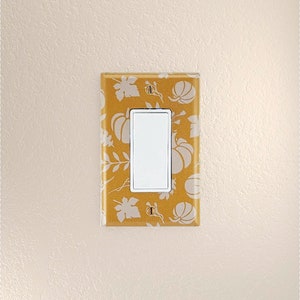 Holiday Light Switch Covers, Wall plates, Switch plates, Fall Home Decor, Holiday Decor, Festive Home Decor, Decorative Switch Plates