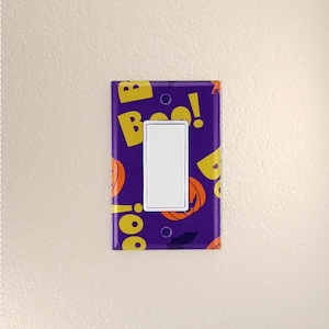 Holiday Light Switch Covers, Wall plates, Switch plates, Halloween Home Decor, Holiday Decor, Pumpkin Home Decor, Decorative Switch Plates