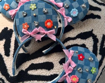 Groovy Petals Minnie Ears | Colorful Ears