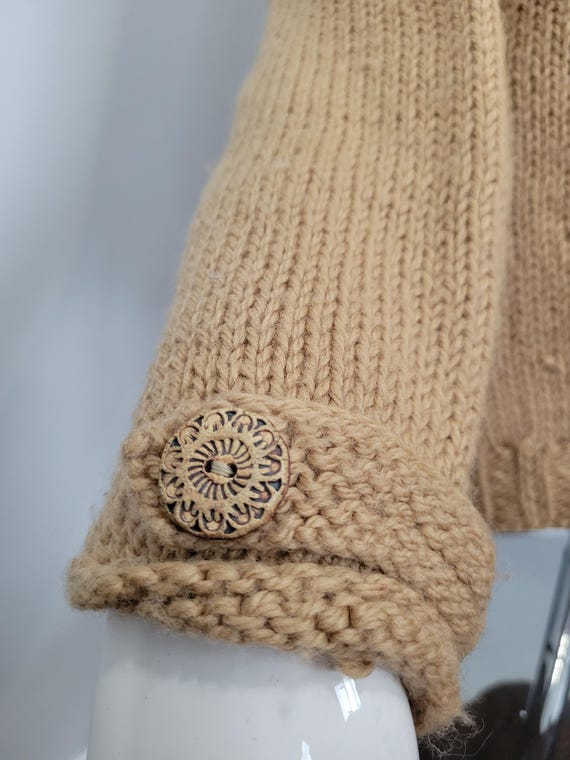 Vintage Long Sleeve Patterned Pullover Sweater / … - image 8