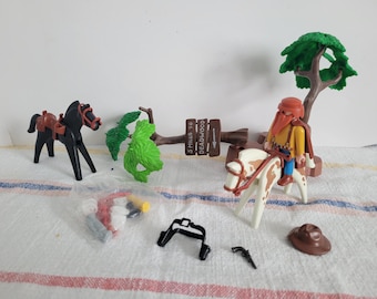 プレイモービルフィギュア ネイティブインディアン ウエスタンプレイ