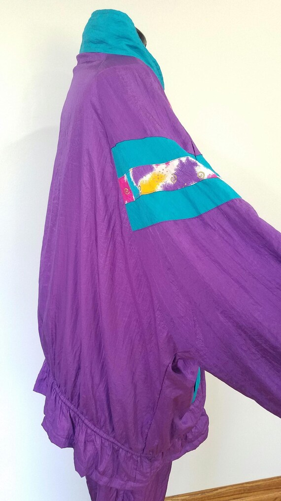 Vintage 80s 90s Active Elements Jogging Suit 2 Pi… - image 4